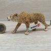 Schleich - 14748 bzw. WWF Nr? Leopard (Fähnchen)