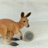 Schleich – 14756 bzw. WWF 17022 Känguru (Fähnchen) – Bild 2