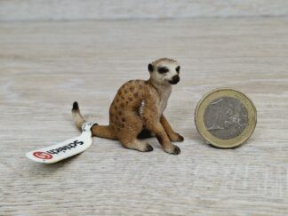 Schleich - 14362 Erdmännchen, sitzend (Fähnchen-Sammler)´