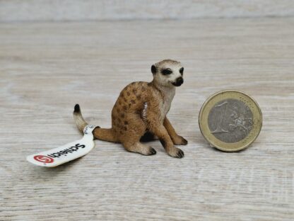 Schleich - 14362 Erdmännchen, sitzend (Fähnchen-Sammler)´