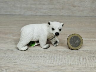 Schleich - 14358 Eisbärjunges (Fähnchen-Sammler)`