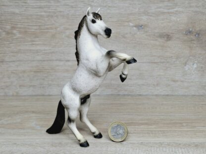 Schleich - 13621 Mustang Hengst, weiß, steigend