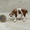 Schleich - 13110 Kalb stehend, braun/weiß