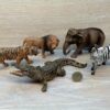 Schleich - Starterset Zoo (Krokodil, Zebra, asiatischer Elefant, Löwe, Tiger)