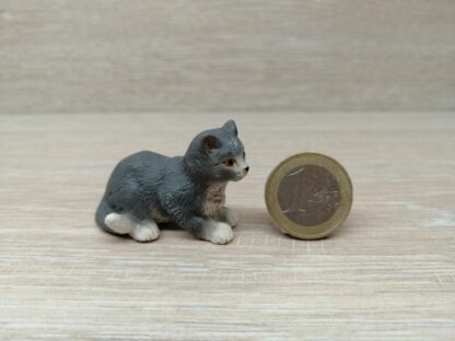 Schleich –14411 Katze (liegend, grau)