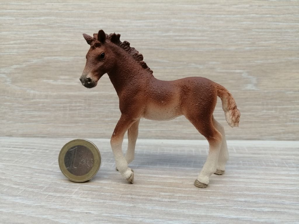 13669-"Andalusier Fohlen"-Andalusian Foal"-SCHLEICH-NEU*Fähnchen-NEW with tag!! 