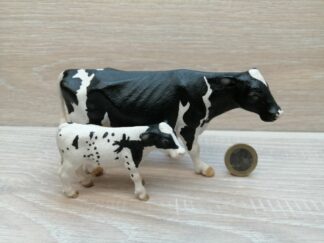 Schleich – Schwarzbunt Rinder Familie