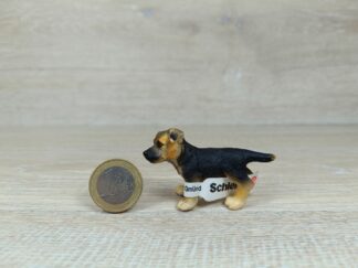 Schleich - 16343 Schäferhund Welpe (Fähnchen - Sammler)`