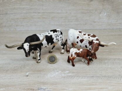 Schleich - Texas Longhorn Familie komplett (RAR)