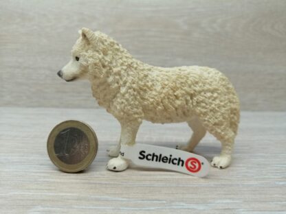 Schleich - 14742 Arktischer Wolf (Fähnchen - Sammler)