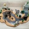 Schleich – 42321 Große Abenteuer-Wasserstelle (RAR) + 4 extra Tiere