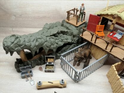 Schleich – 42350 Dschungel Forschungsstation Croko + 2 Extras – Bild 8