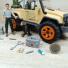 Schleich – 42410 Geländewagen mit Seilwinde (Tierarzt) – Bild 4