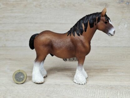 Schleich – 13670 Clydesdale Wallach (Fähnchen - Sammler)´ – Bild 2