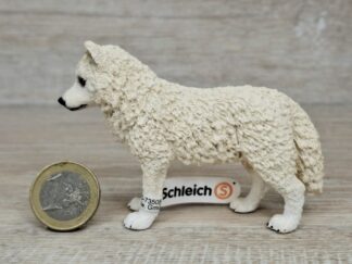 Schleich - 14742 Arktischer Wolf (Fähnchen - Sammler)´