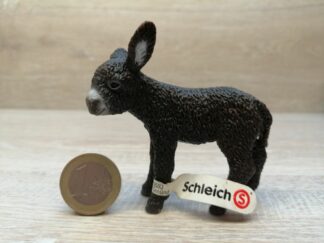 Schleich –13686 Poitou Esel Fohlen (Fähnchen-Sammler)´