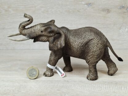 Schleich - 14762 Afrikanischer Elefantenbulle (Fähnchen)`