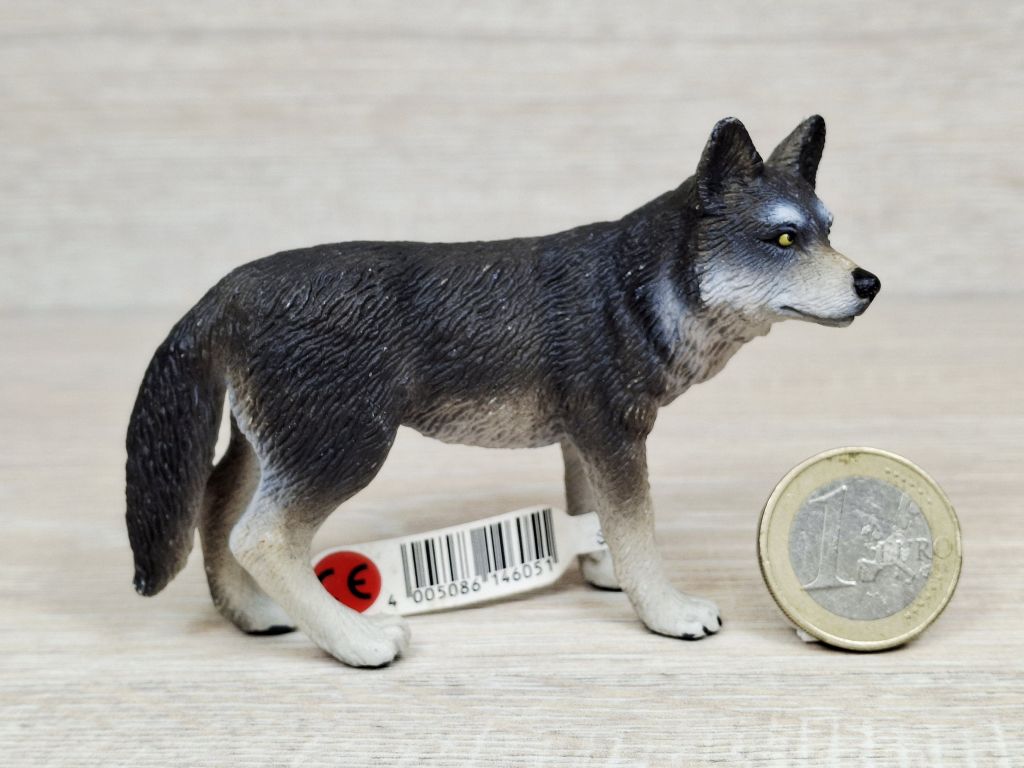 Schleich - 14605 Wolf (Fähnchen-Sammler)´