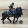 Schleich - 72027 Drachenritter zu Pferd mit Lanze (exclusiv) BLAU – Bild 5