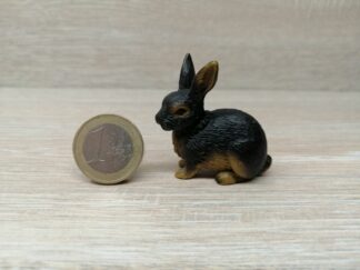 Schleich - 13137 Kaninchen, schwarz/karamellbraun