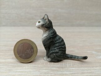 Schleich - 13771 Katze, sitzend (grau)