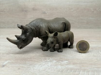 Schleich -Spitzmaulnashorn Familie #1