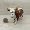 Schleich - 13213 Kuh stehend, braun/weiß – Bild 3