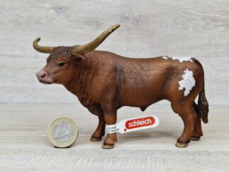 Schleich - 13866 Texas Longhorn Bulle (Fähnchen)