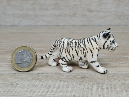 Schleich - 14732 Tigerjunges, weiß (Fähnchen) – Bild 2