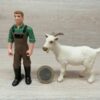 Schleich – 42375 Bauer mit Ziege und Mistgabel (RAR) – Bild 2