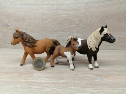 Schleich - Shetland Pony Familie komplett