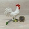 Schleich - 13124 Hahn weiß (Fähnchen-Sammler)