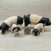 Schleich - Schwäbisch-Hällische Schweine Familie komplett