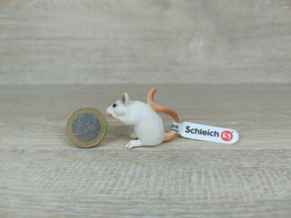 Schleich – 14406 Weiße Maus (Fähnchen-Sammler)´