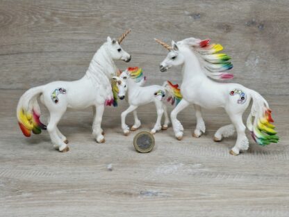 Schleich - Regenbogeneinhorn Familie komplett #1
