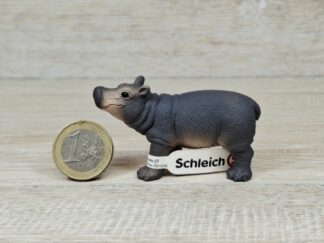 Schleich - 14831 Flusspferd Junges (Fähnchen)´