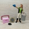 Schleich – Pferdepflegerin mit Zubehör aus Set 42104