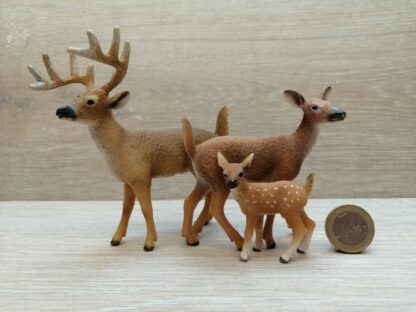 Schleich - Weißwedelhirsch Familie komplett #1