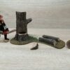 Schleich – 41806 Scenery Pack Waldarbeit Arbeiter Baumfällung