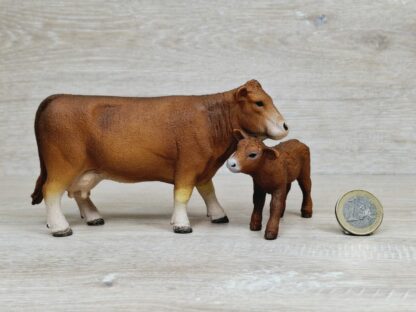 Schleich - Kuh mit Kälbchen aus Set 42334