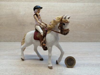Schleich – 42412 Sofia & Blossom (mit extra Reitkappe) [Andalusier Stute]