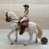 Schleich – 42412 Sofia & Blossom (mit extra Reitkappe) [Andalusier Stute] – Bild 2
