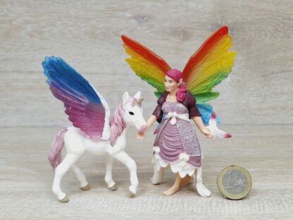 Schleich - 70484 Lis mit Pegasuseinhorn Fohlen