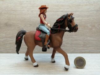 Schleich – 42411 Hannah & Cayenne [Quarter-Horse-Wallach]
