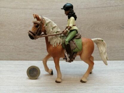 Schleich – 42414 Sarah & Mystery (mit extra Reitkappe) [Araber-Stute]