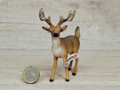 Schleich - 14709 Weißwedelhirsch (Fähnchen - Sammler)` – Bild 2