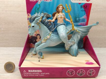 Schleich - 70594 Meerjungfrau-Eyela auf Unterwasserpferd (OVP) – Bild 2