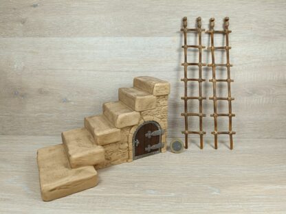 Schleich - 40198 Treppe mit Leitern (Ritterburg beide) [Mittelalter]