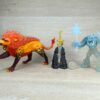 Schleich - 42455 Kampf um die Superwaffe - Frostmonster vs. Feuerlöwe