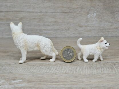 Schleich - Schäferhund weiß Familie (RAR) – Bild 4